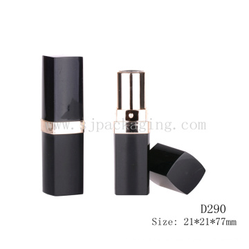 D290 Cuadrado negro con los envases vacíos del bálsamo labial del vacío al por mayor